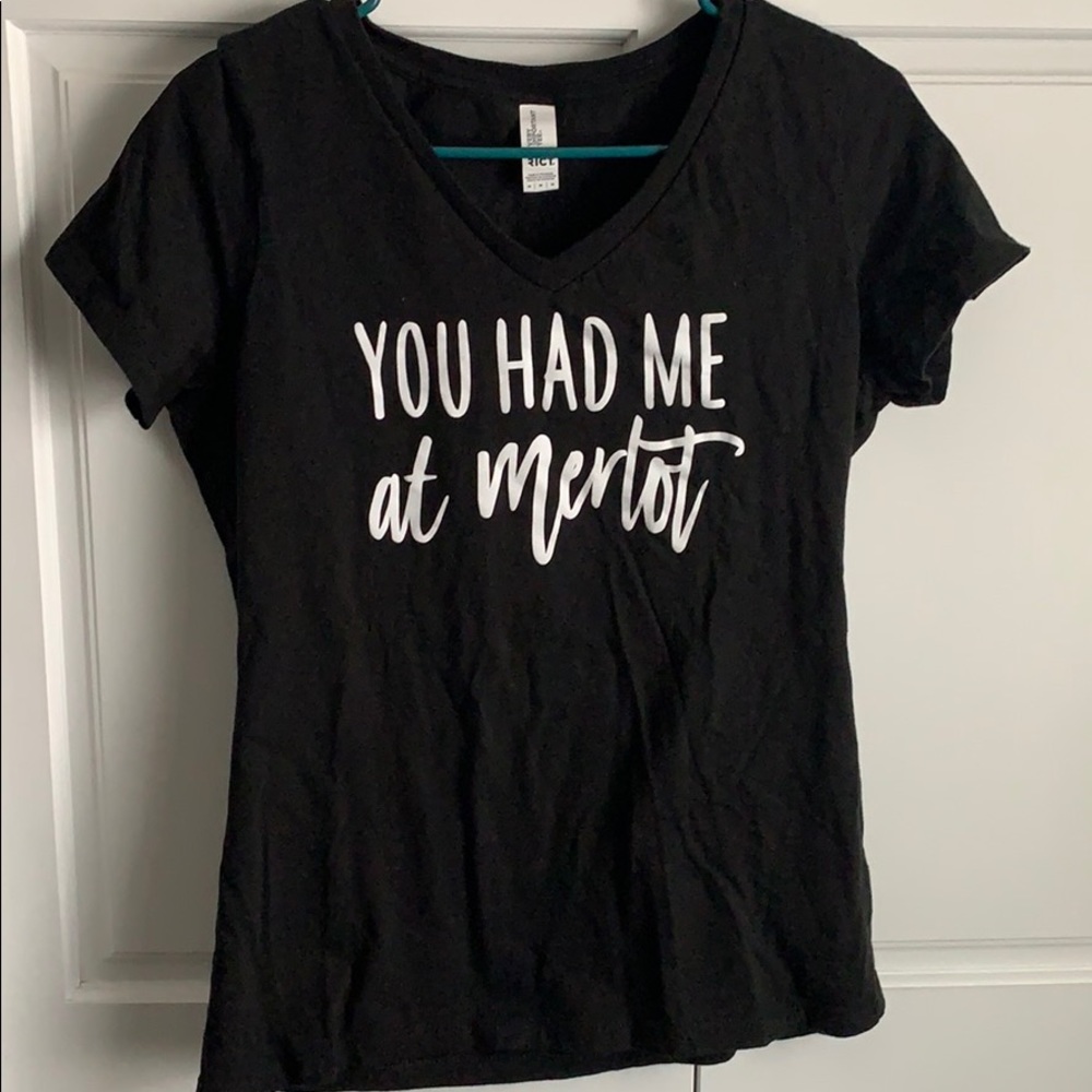 Fun Wine V Neck Tshirt